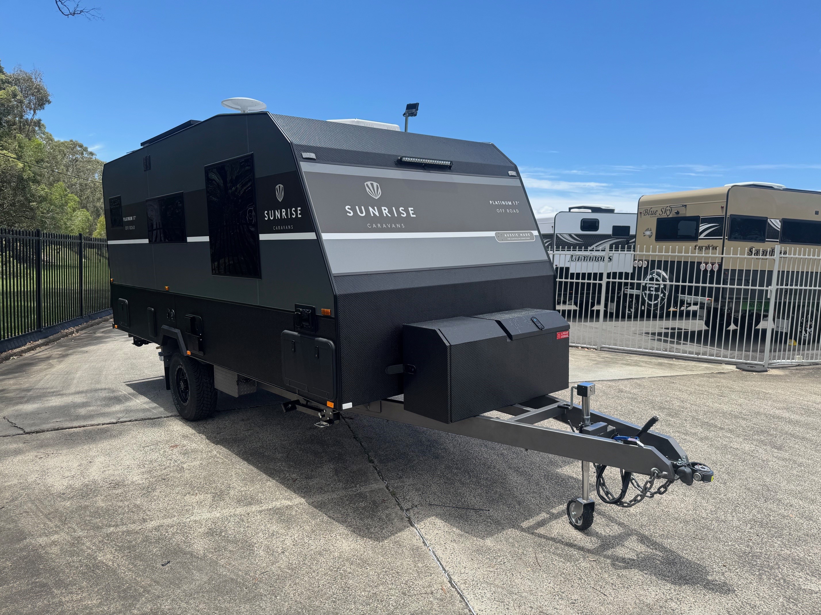 Sunrise Platinum 17ft Offroad Caravan Aluminium Frame
