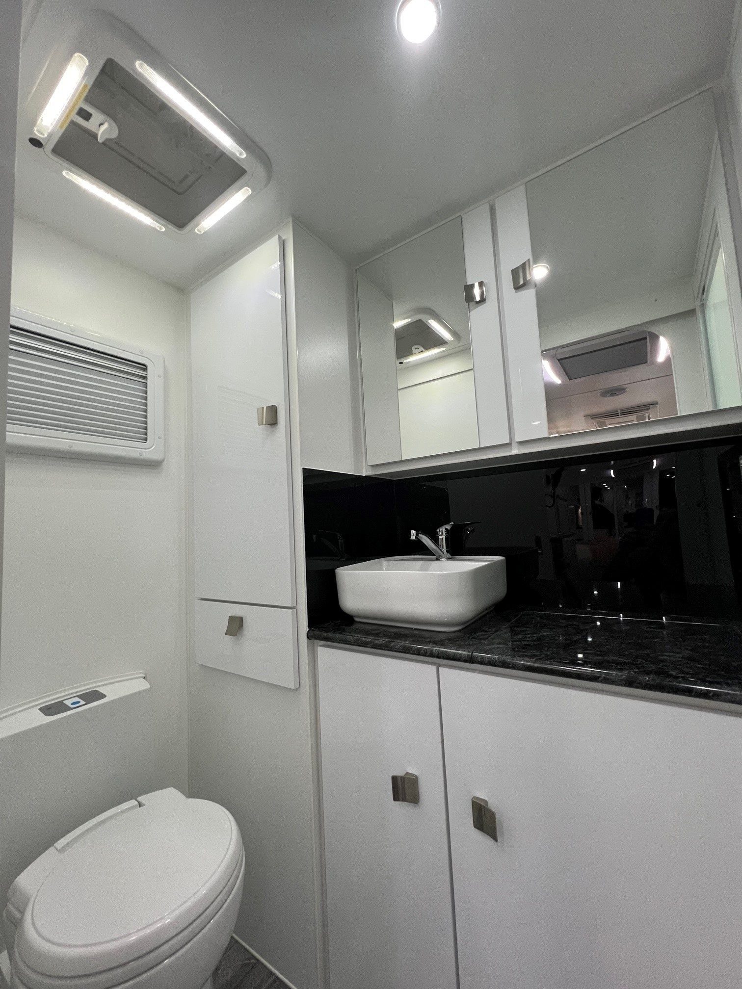 2025 23ft6 Aluminium Framed Sunrise La Maison All Wardrobes Across The Front Of Van