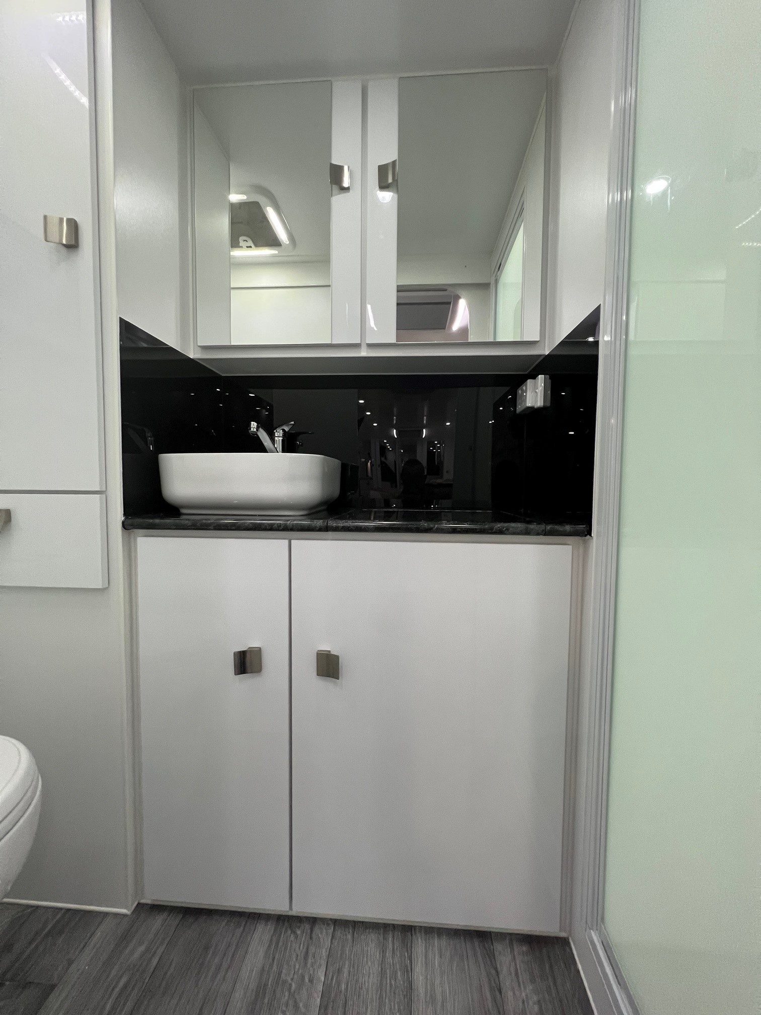 2025 23ft6 Aluminium Framed Sunrise La Maison All Wardrobes Across The Front Of Van