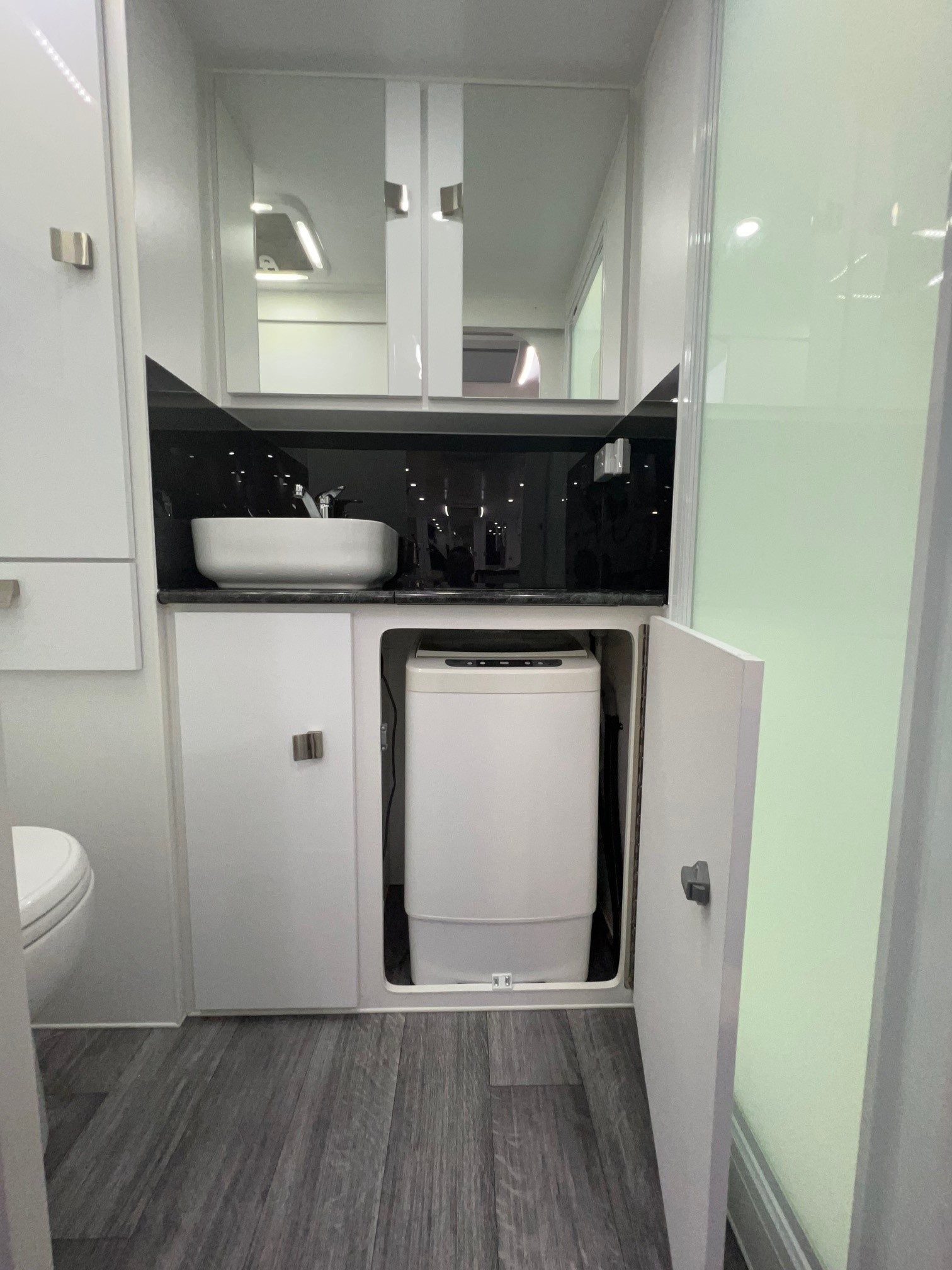 2025 23ft6 Aluminium Framed Sunrise La Maison All Wardrobes Across The Front Of Van