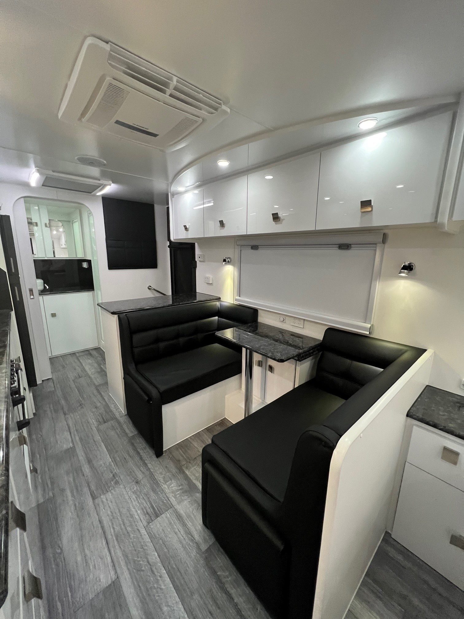 2025 23ft6 Aluminium Framed Sunrise La Maison All Wardrobes Across The Front Of Van