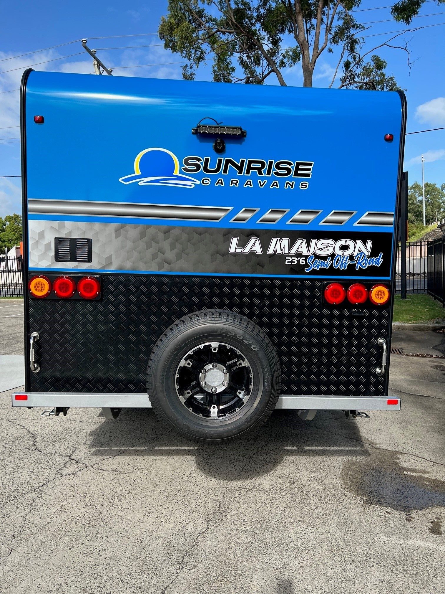 2025 23ft6 Aluminium Framed Sunrise La Maison All Wardrobes Across The Front Of Van