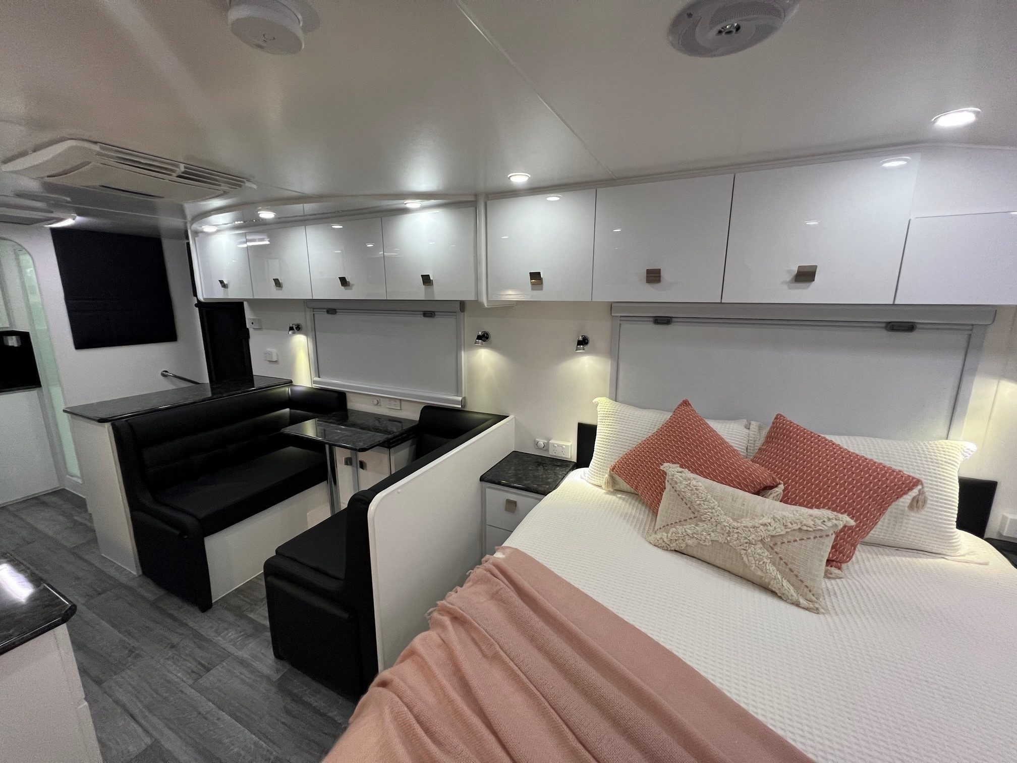 2025 23ft6 Aluminium Framed Sunrise La Maison All Wardrobes Across The Front Of Van