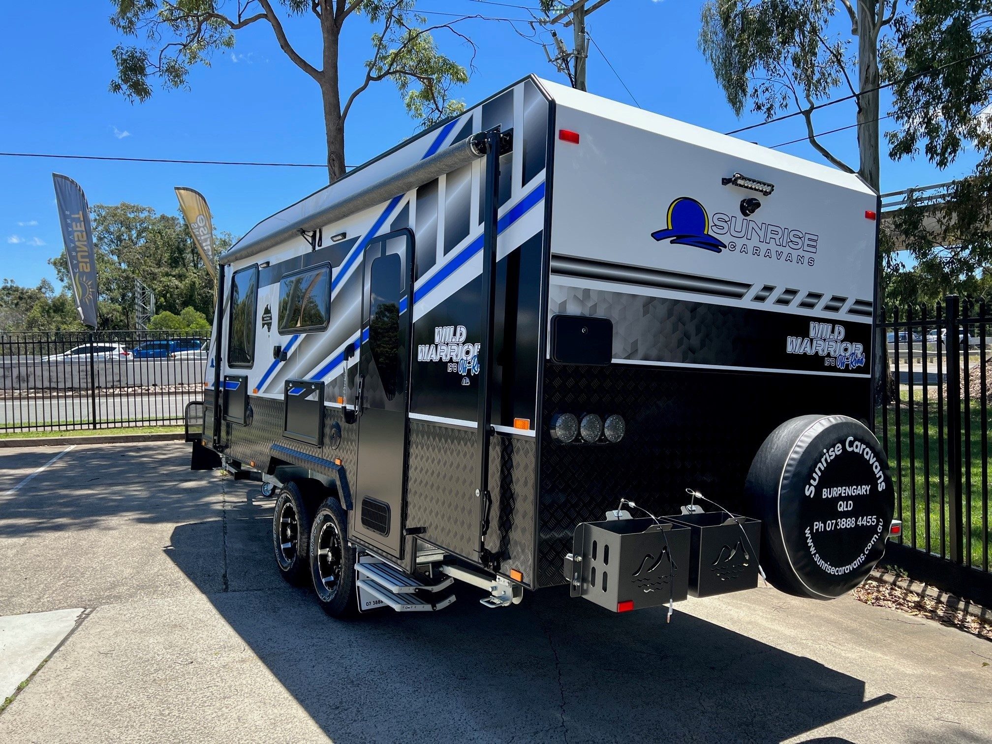 2025 Sunrise Wild Warrior 19ft8 Off-Road Aluminum Frame van With 400amp lithium & 2600W Inverter