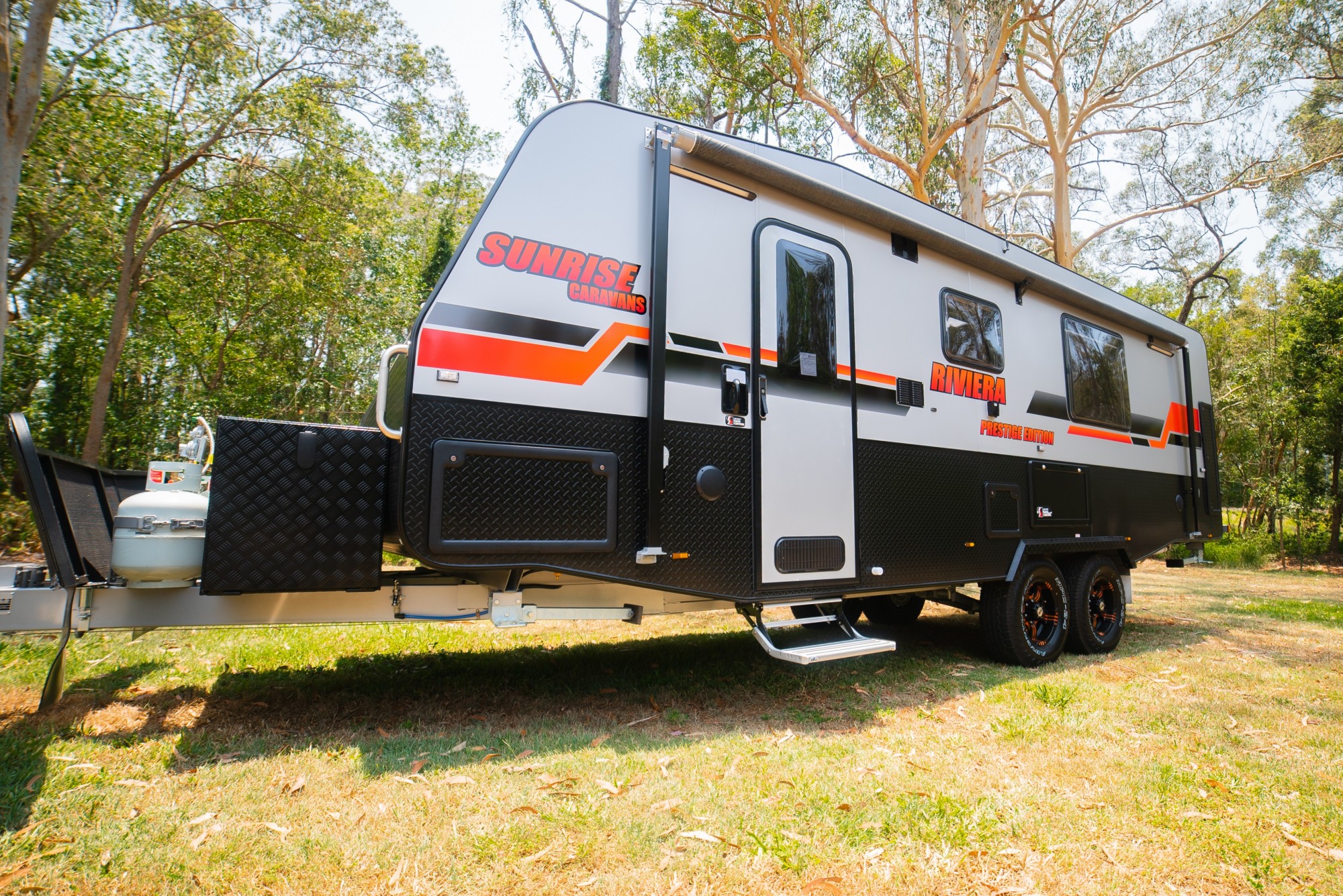 Australian Made Blue Sky Sunset Montana and Sunrise Caravans Sunrise